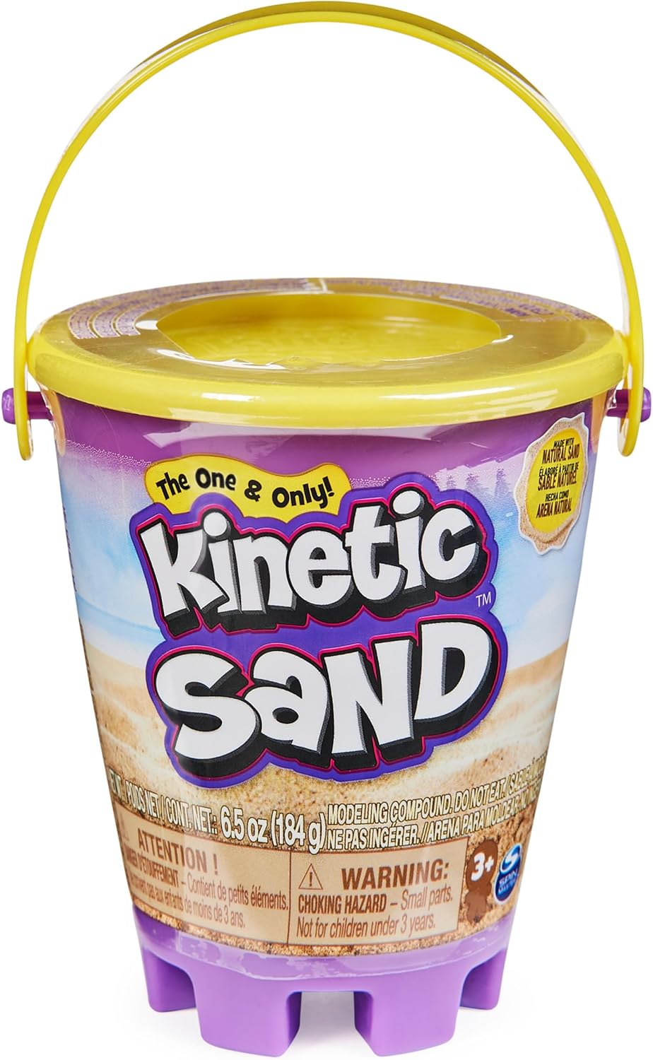 Kinetic Sand - Mini seau à sable naturel